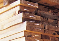 end of timber stack