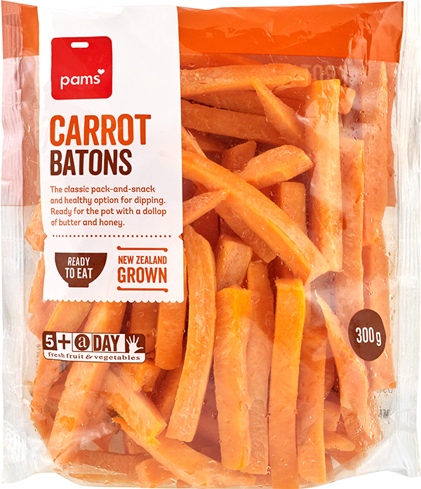Pams brand Carrot Batons (300g)