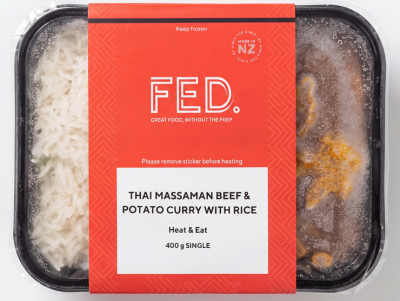 FED brand Thai Massaman Beef and Potato Curry with Rice has been recalled  as the product may contain foreign matter (hard plastic). | NZ Government
