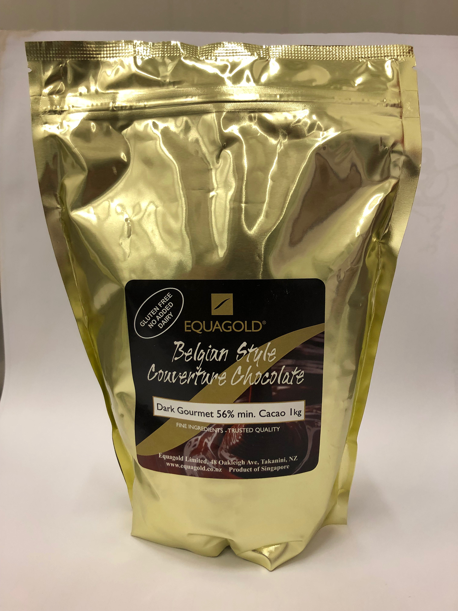 Belgian style Couverture Chocolate Dark Gourmet 56% (1kg)