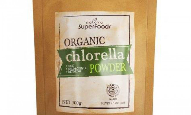 Chlorella powder 100g front
