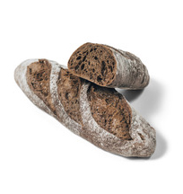 dark rye batard Loaf of bread