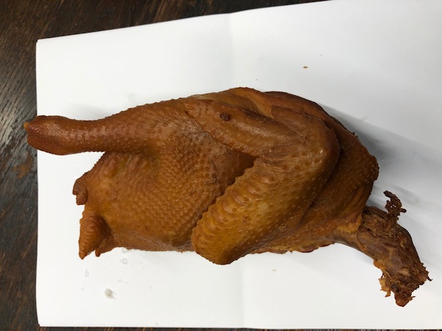 Smoked half chicken
