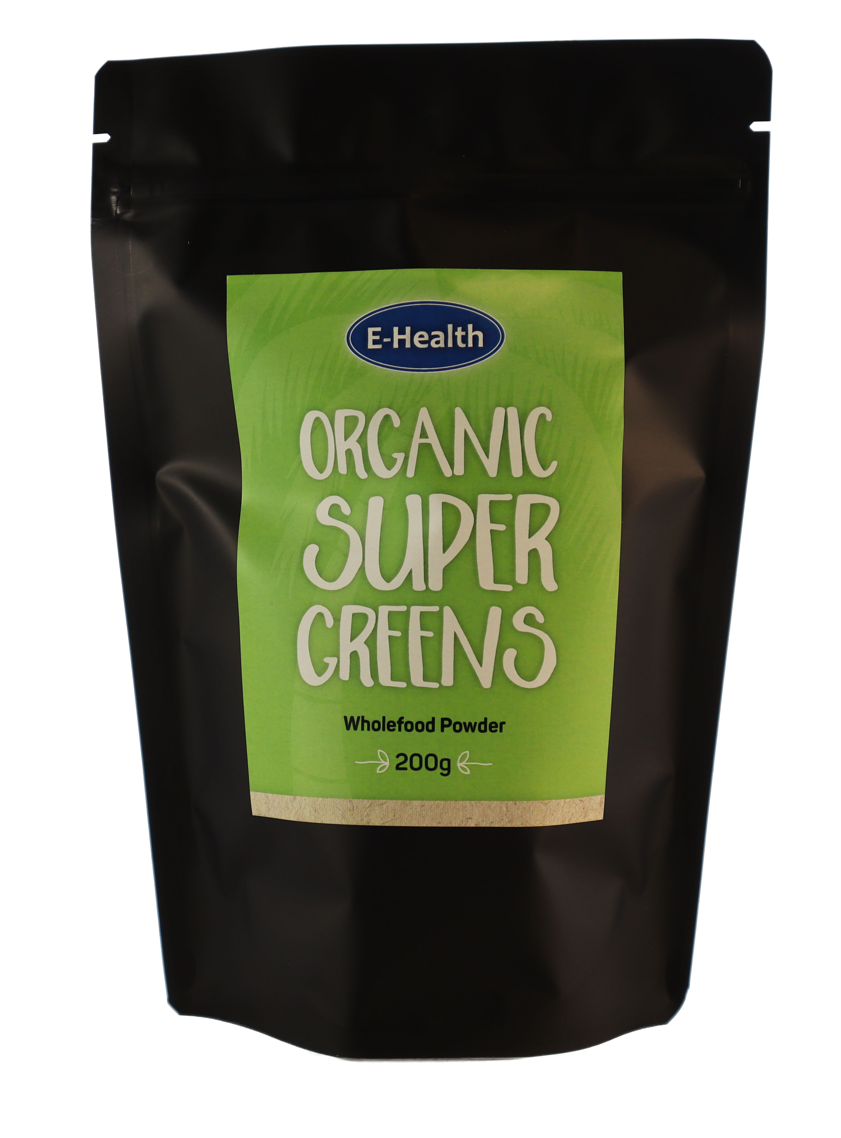 E-Health brand Organic Super Greens Wholefood Powder (200g)