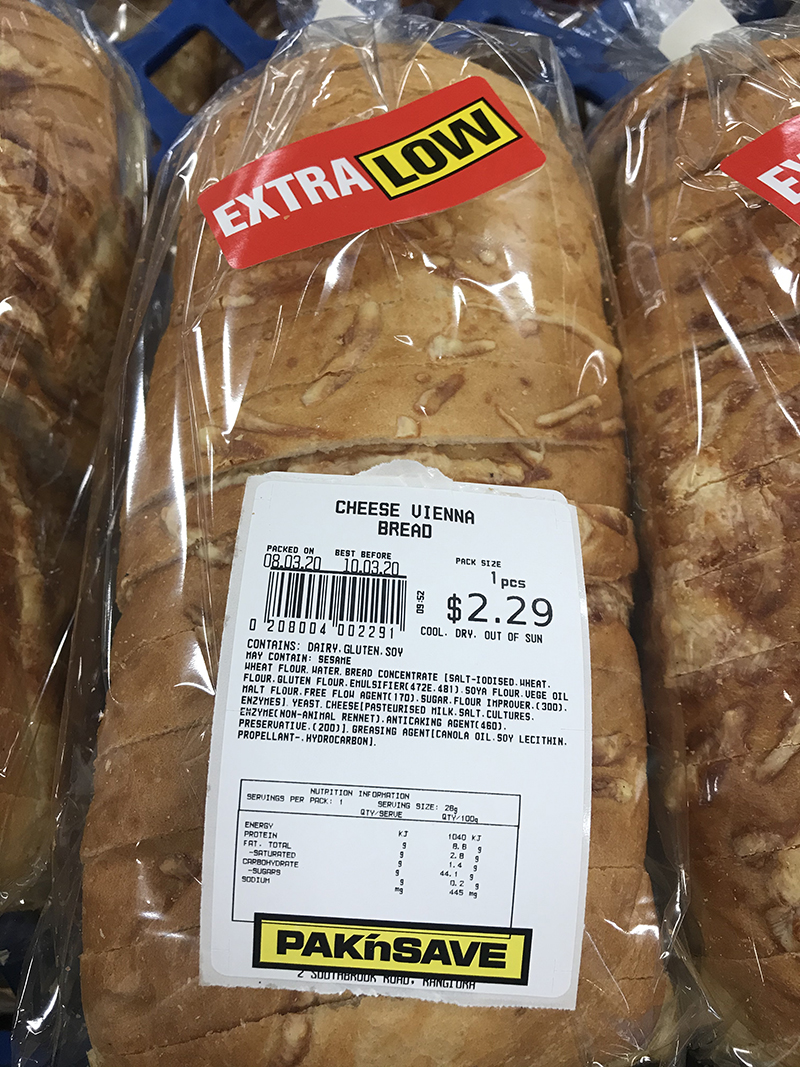 Pack of Pak'n Save Rangiora brand Cheese Vienna (1 PCS)