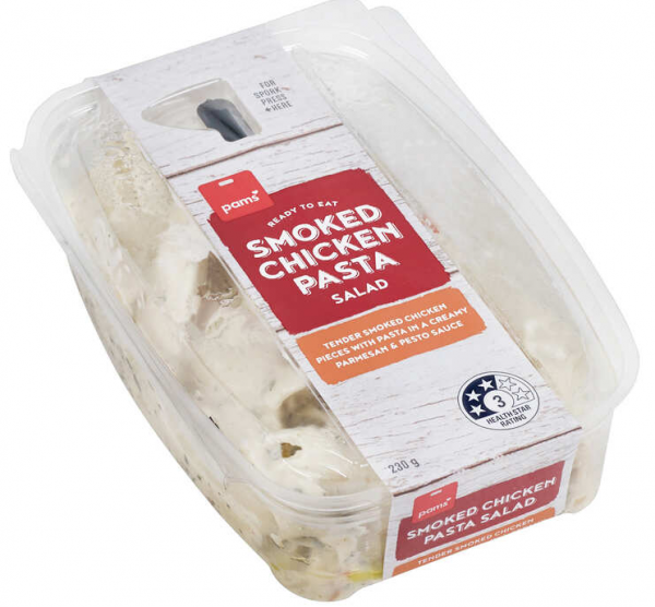 Pams brand Smoked Chicken Pasta Salad (230g)