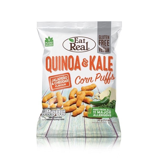 Packet of Eat Real Quinoa &amp;amp;amp;amp;amp;amp;amp;amp;amp;amp;amp;amp;amp;amp; Kale Corn Puffs (40g)