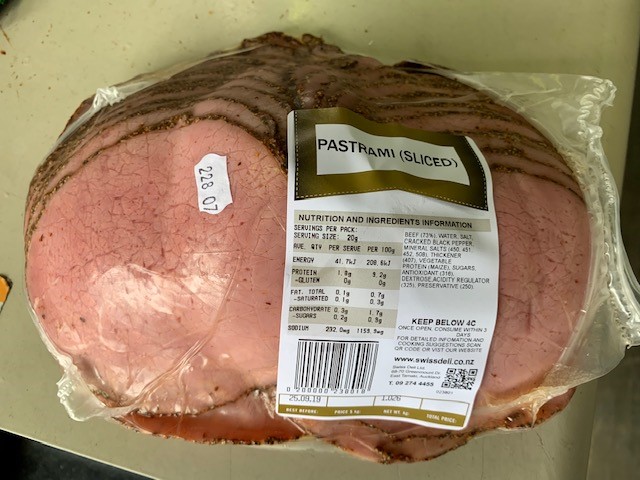 Beef Pastrami various weights