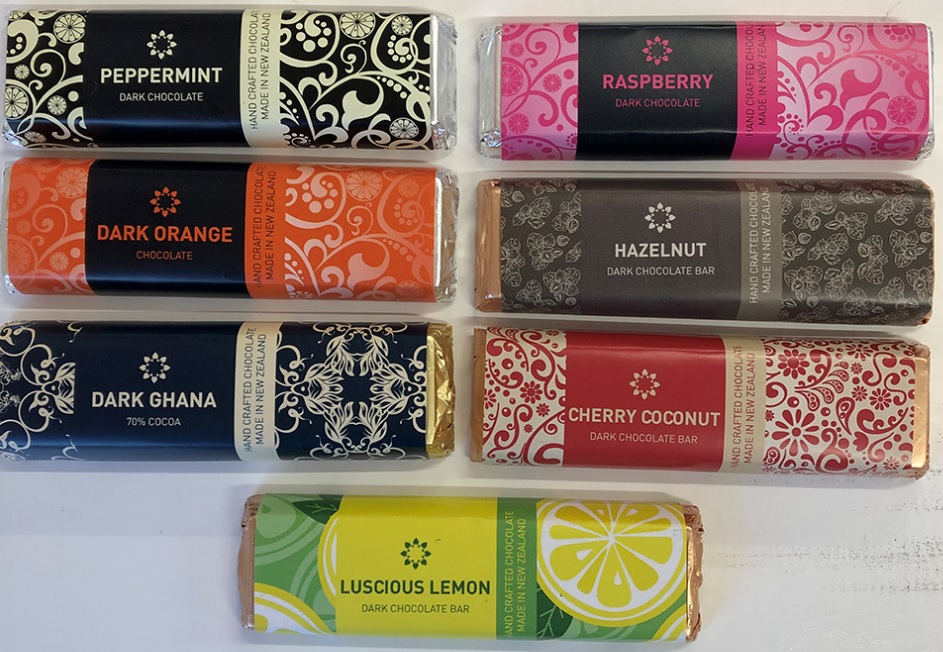 Chocolate Traders dark chocolate bars range