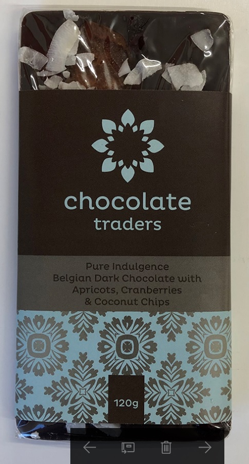 Pure Indulgence with Apricots, Cranberries & Coconut Chips (120g)