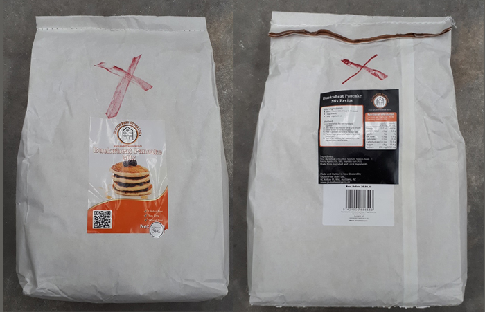 Gluten free Store Ltd buckwheat pancake mix.