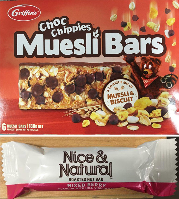 Griffin's brand Choc Chippies Muesli Bars