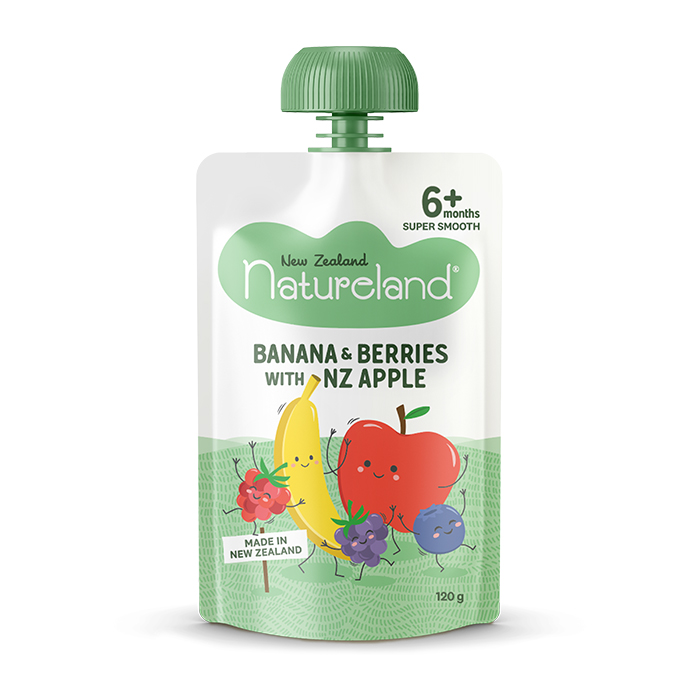 Natureland squeezable pouch (120g)