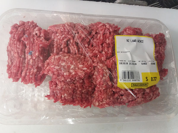 Pak'N Save NZ Lamb Mince