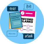 Record blanks translated.