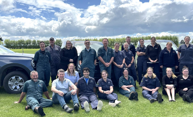 Taranaki Veterinary Centre   dairy team
