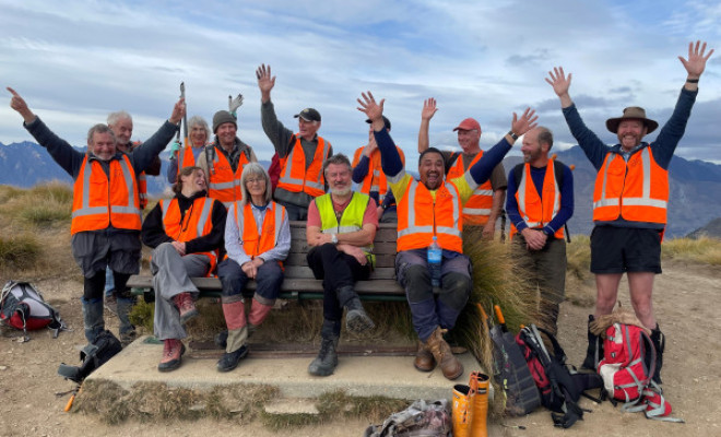 Biosecurity Awards winners wearing high vis vests