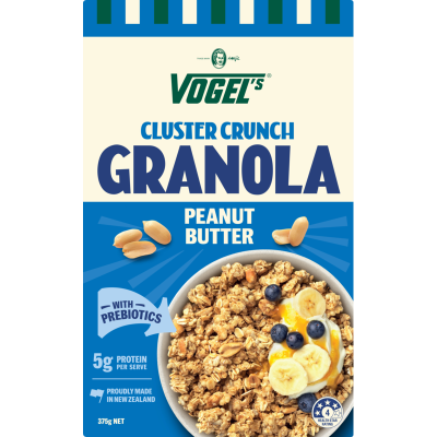 Vogel's brand Cluster Crunch Granola Peanut Butter (375g)