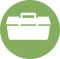 A toolbox for tomorrow icon