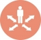 Smart, free-flowing information icon