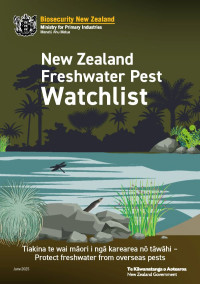 Freshwater pest watchlist cover page.